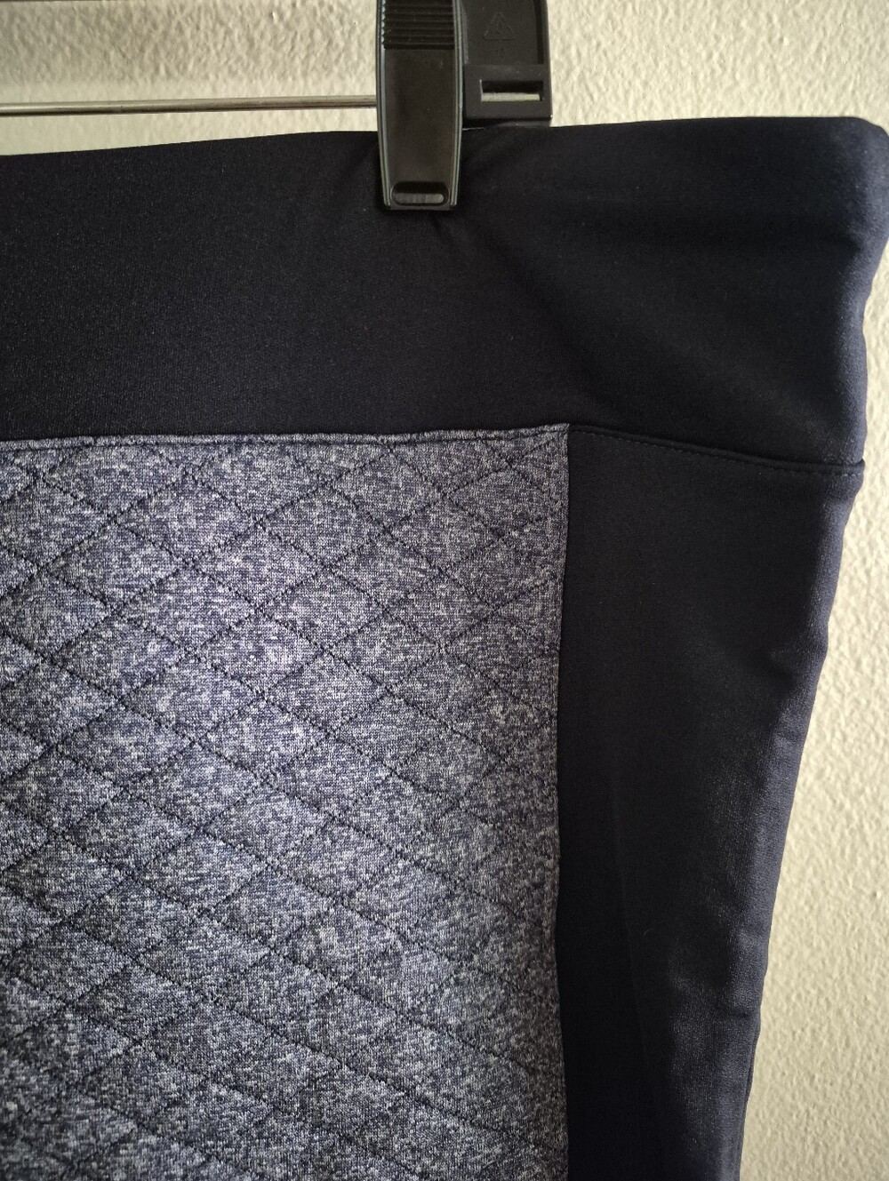 Xl)Smartwool Women's Diamond Peak Quilted Skirt Gray/ Black Merino Wool Blend - Picture 4 of 6
